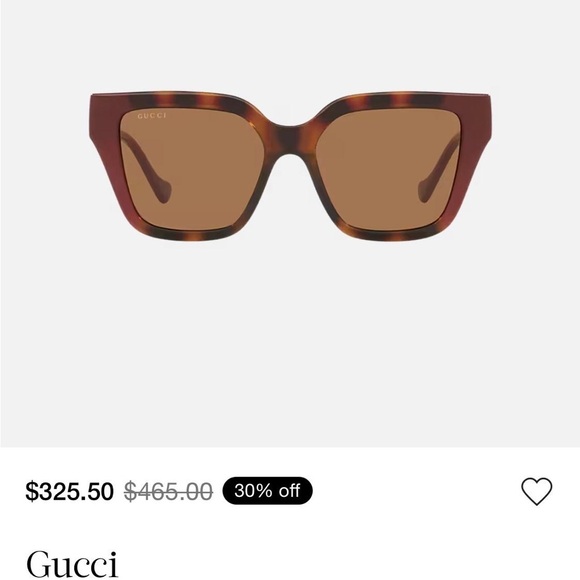 GUCCI SUNGLASSES STYLE GG1023S MODEL CODE GC001630 1800F6 54-17. New with tags - Picture 11 of 11